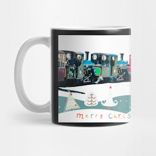 Happy Christmas for train lovers Mug